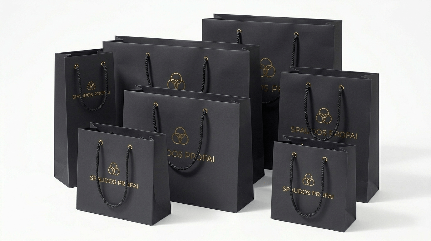 Maišelių dizaino koncepcijų pavyzdys